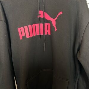 Puma Black and Red Athletic Sweater